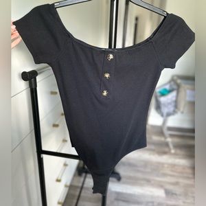 M body suit, black